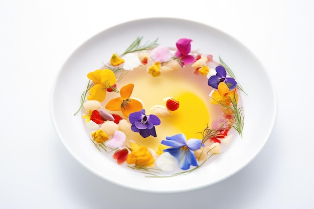 Świełe danie na talerzu